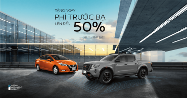 ƯU ĐÃI LÊN ĐẾN 50% TRƯỚC BẠ CHO KHÁCH HÀNG MUA XE NISSAN THÁNG 11