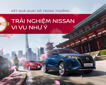 THÔNG BÁO KẾT QUẢ QUAY SỐ TRÚNG THƯỞNG CHƯƠNG TRÌNH "TRẢI NGHIỆM NISSAN – VI VU NHƯ Ý"